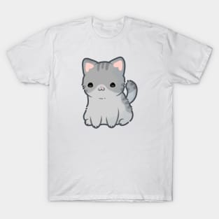 Cute Grey Tabby Cat T-Shirt